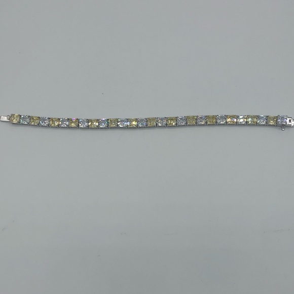 28ct Asscher Tennis Bracelet - Picture 13 of 16